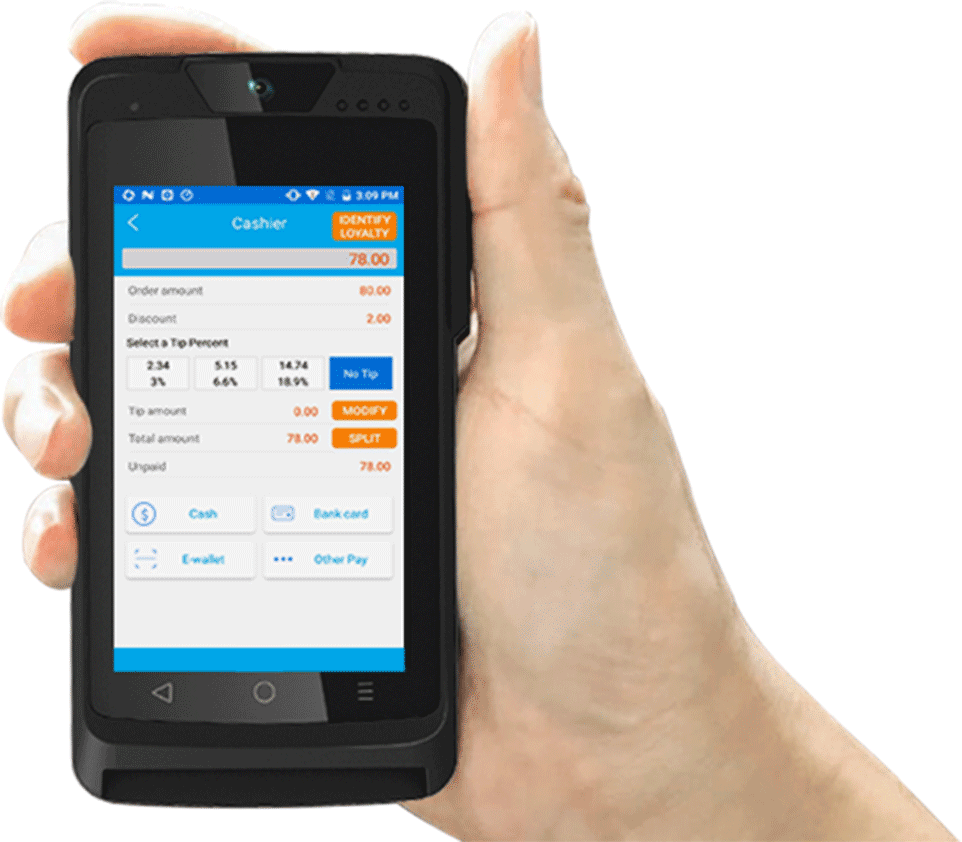 WizarPOS Q3, mobile WizarPOS Q3, smart Android POS Q3, mPOS Q3