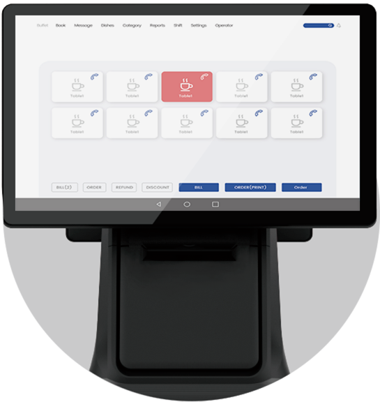 WizarPOS D3, smart ECR, multi-lane check-outs