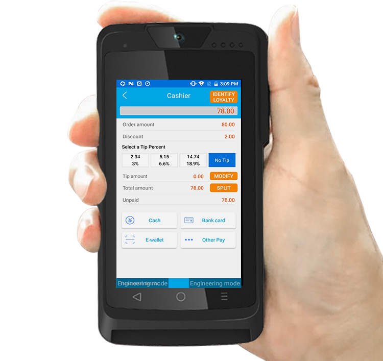WizarPOS Q3, mobile WizarPOS Q3, smart Android POS Q3, mPOS Q3